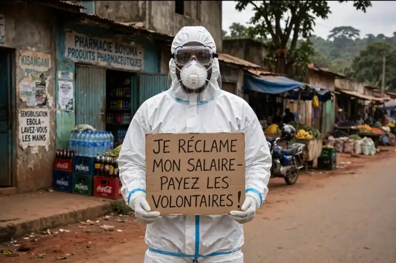 Image HONTE ! 😡
Parmi les volontaires qui affrontent EBOLA à Beni ne sont PAS PAYÉS depuis des mois !
Les USA donnent des millions, la Chine donne des millions...

Et la RDC ? RIEN. Aucun chiffre. Silence total. Où est parti l'argent ?

On ne peut pas soigner un peuple avec l'argent des étrangers pendant que nos dirigeants se taisent.

On exige l'interpellation du Ministre de la Santé et le PAIEMENT IMMÉDIAT de nos volontaires !

Trop de grèves dans ce pays pour réclamer le minimum. ÇA SUFFIT.
Partagez si vous êtes écœurés.

#PayezLesVolontaires #EbolaRDC

@à la une